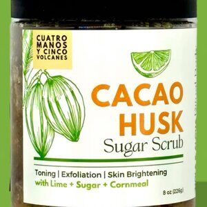 Lime + Sugar Cacao Husk Sugar Scrub